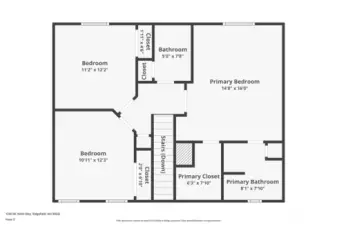 Upper Level Floor Plan