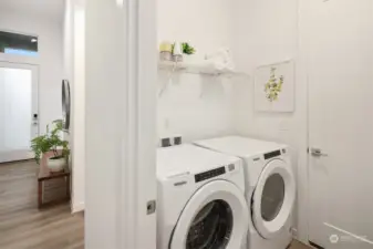 Washer and dryer is included!  Photos are for illustrative purposes