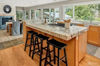 Kitchen into Dining Area