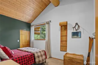 Cozy upstairs bedroom.