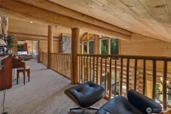 Upstairs breezeway