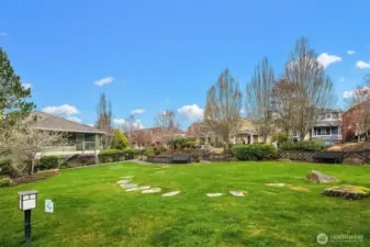 Greenspace across from the unit