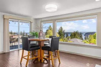 View From Kitchen eating Area