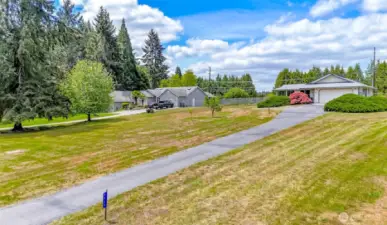 This home sits in a rural setting with lots of room to move.