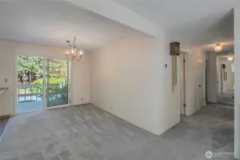 Dining area and hall