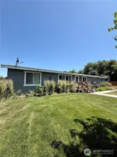 Fenced front yard