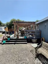 Back Deck with Hot Tub Hookups