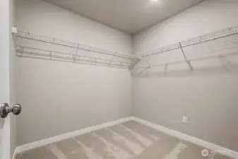 Huge walk in closets.Photos are for representational purposes only. Some colors and finishes may differ.