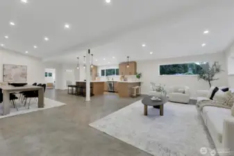 Fresh interior paint and stylish new flooring throughout.