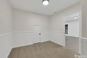 Flex/office space for working from home in peace.