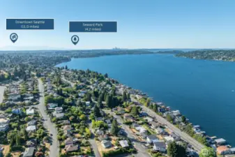 West View : Just minutes from the heart of Downtown Seattle, with scenic Seward Park nearby—offering the perfect blend of city access and outdoor recreation.