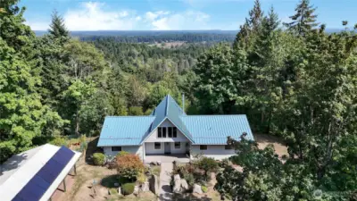 Acreage owned to the east of the home - could take down trees for even more views!