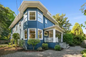 This grand historic home showcases beautiful architectural details and enduring craftsmanship