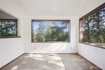 Lovely space off the living room -- perfect for a reading room or home office.