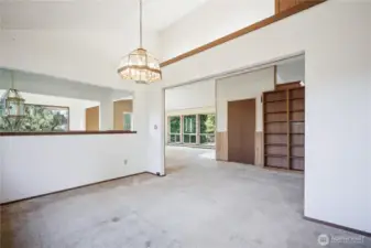 Formal dining room.