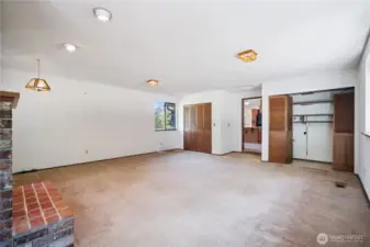 Another angle of family room.