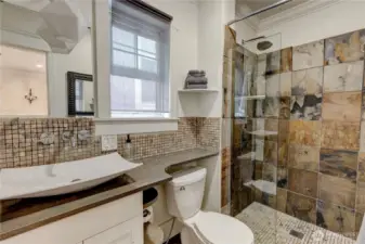 Main floor 3/4 bathroom.