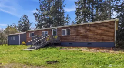 Plenty of off street parking located in the front and both sides of the home.