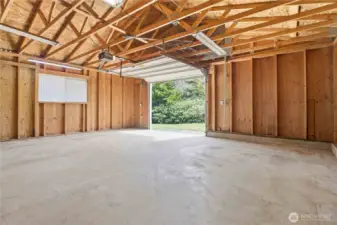 Large garage is 480 sf.