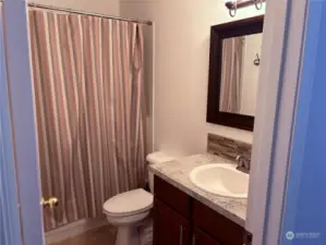 upstairs secondary bathroom