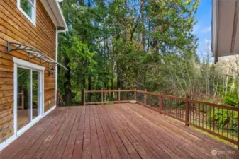 Deck off the dining room