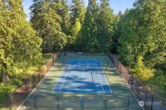 The Covington Community Park's tennis/pickle ball court. There's a summer pickleball tournament put on by the city!