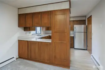 Dining area off kitchen