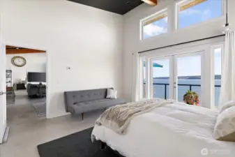 Exceptional views from Primary Bedroom #1 - looking back out to Living Room.