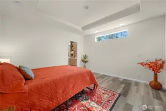 Primary bedroom with en suite.