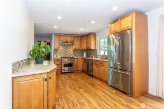 KitchenAid refrigerator, & Jenn-Air wine refrigerator
