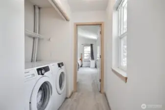 Conveniently located washer and dryer on the 2nd floor