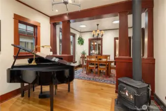 Gracious entertaining space