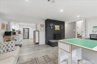 Lower level living room