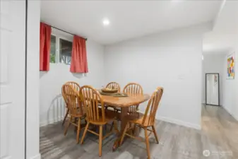 Lower level dining room