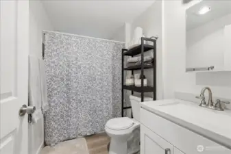 Lower level - full bathroom remodeled within the last 2 years