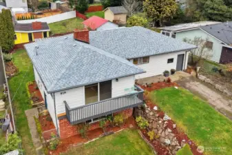 Overview of the property -- New Roof