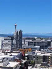 Rooftop Deck View West to Seattle Center