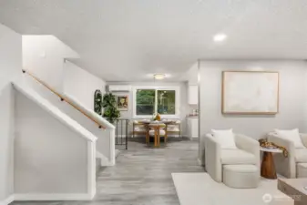 View from main entry.