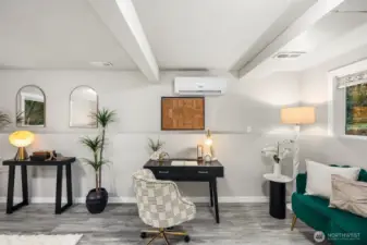 Large lower bedroom has plenty of room for an office area, gaming area, or anything you could imagine!