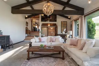 Great Room looking back toward dining/kitchen