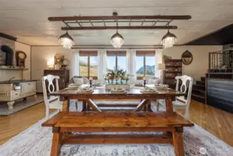Dining room looking South