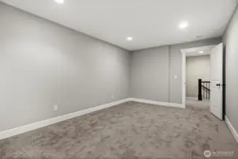 This is a large bonus room upstairs that is not apart of the bedroom count