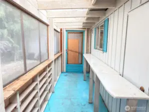 Looking toward door to the outside.