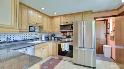 Kitchen. Don't miss the pantry with a beautiful barn door opening.