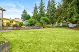 Photo was taken before new septic system was installed. Grass will need to be replanted in spring.