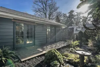 Back deck off primary bedroom