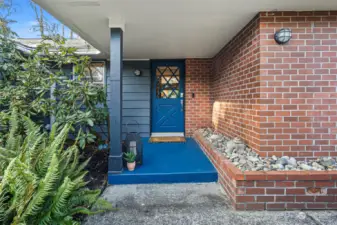 Covered front porch