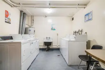 Laundry room.