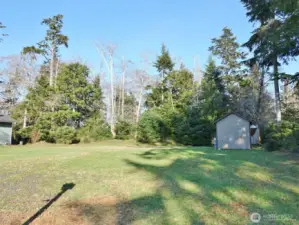 Beautifully Cleared and Level Lot w/ a Shed.