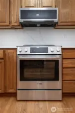 New stainless steel appliances